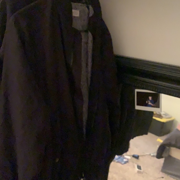 color of black small bomber zip jacket - Picture 2 of 3